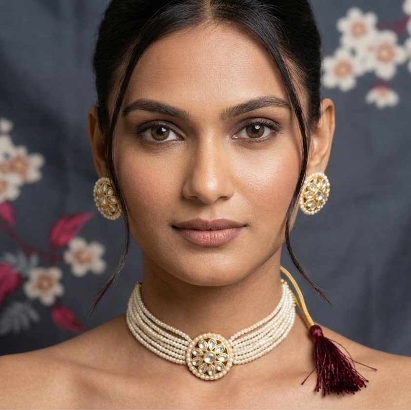 Pearl Choker Set