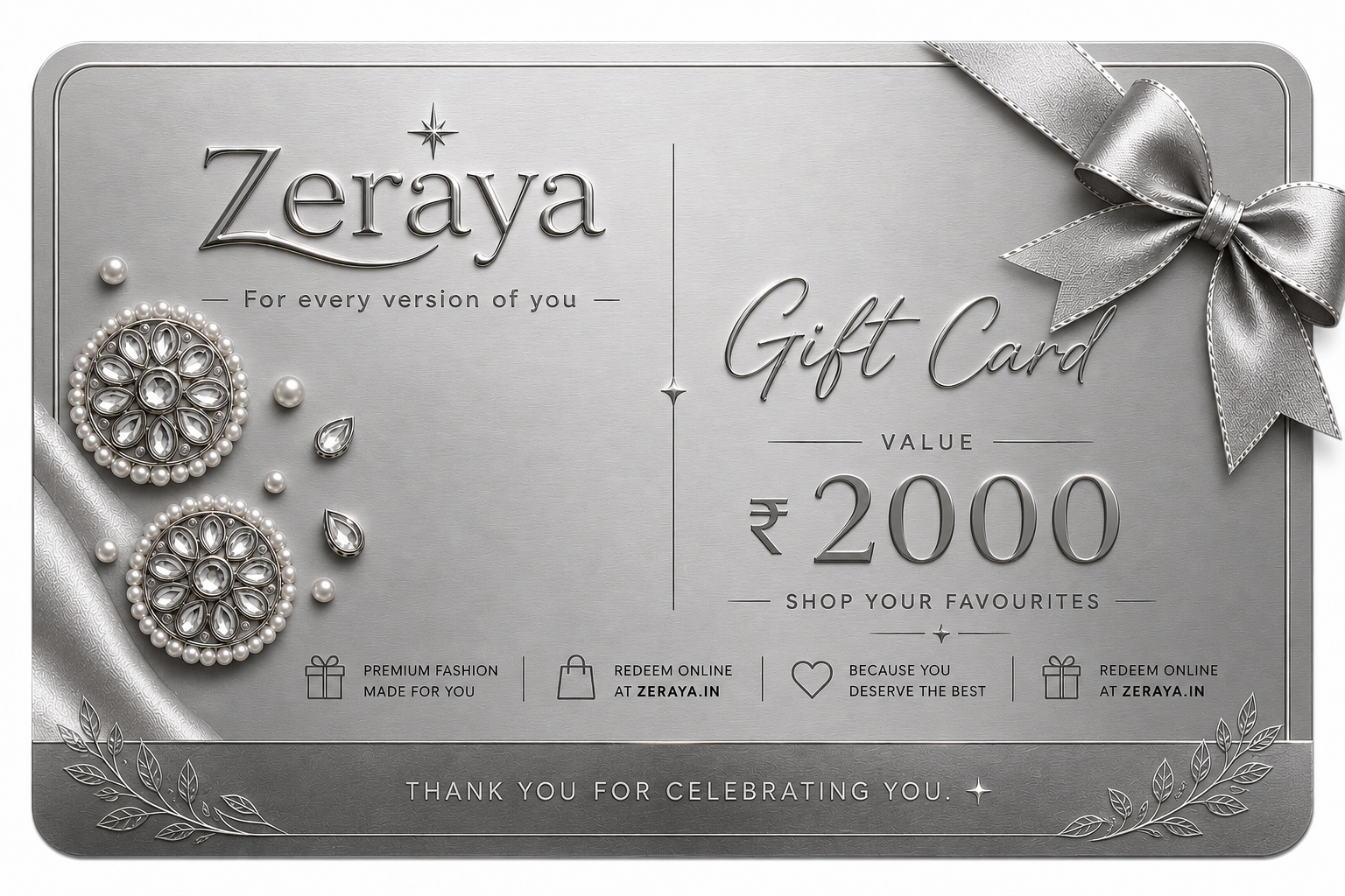 Zeraya 2000 Digital Gift Card