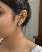 Swan Stud Earrings