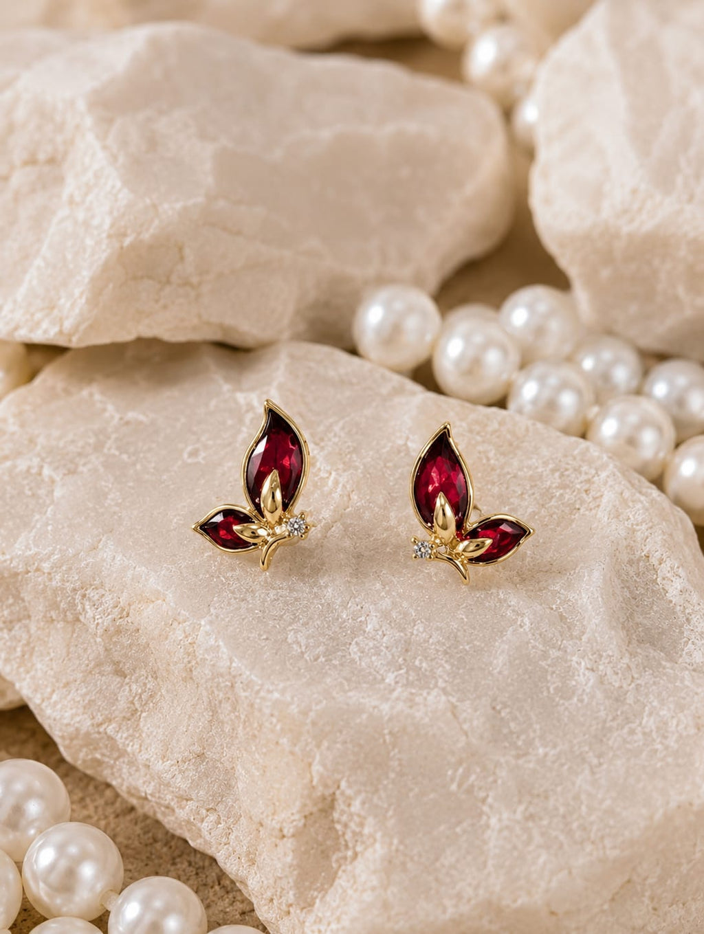 Moonwing Stud Earrings