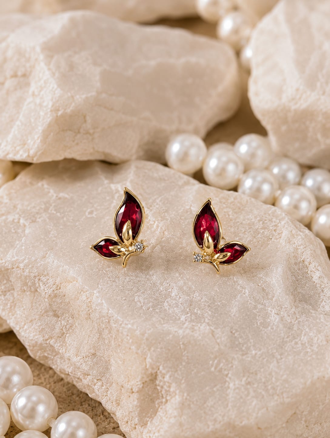 Moonwing Stud Earrings
