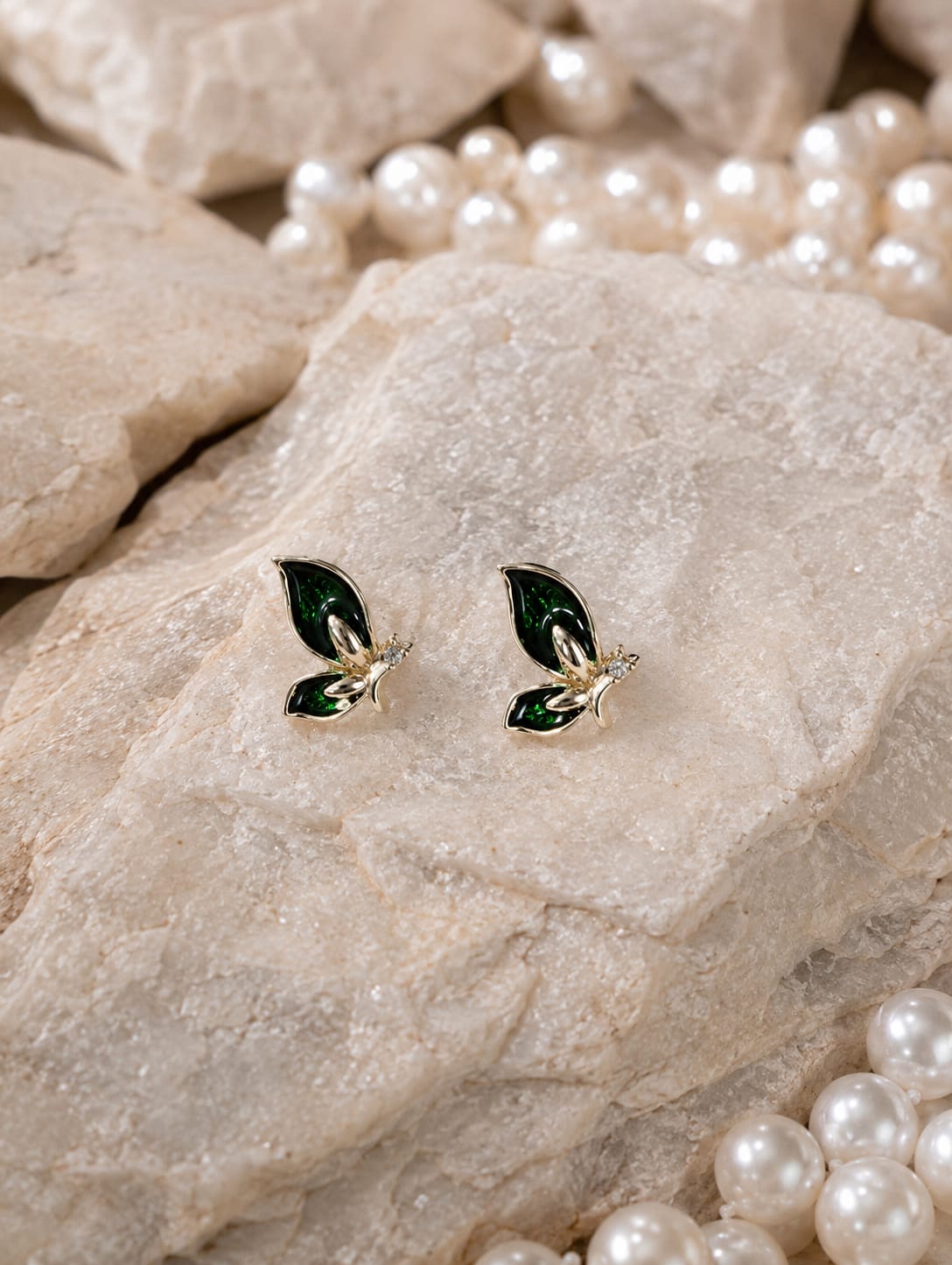 Moonwing Stud Earrings
