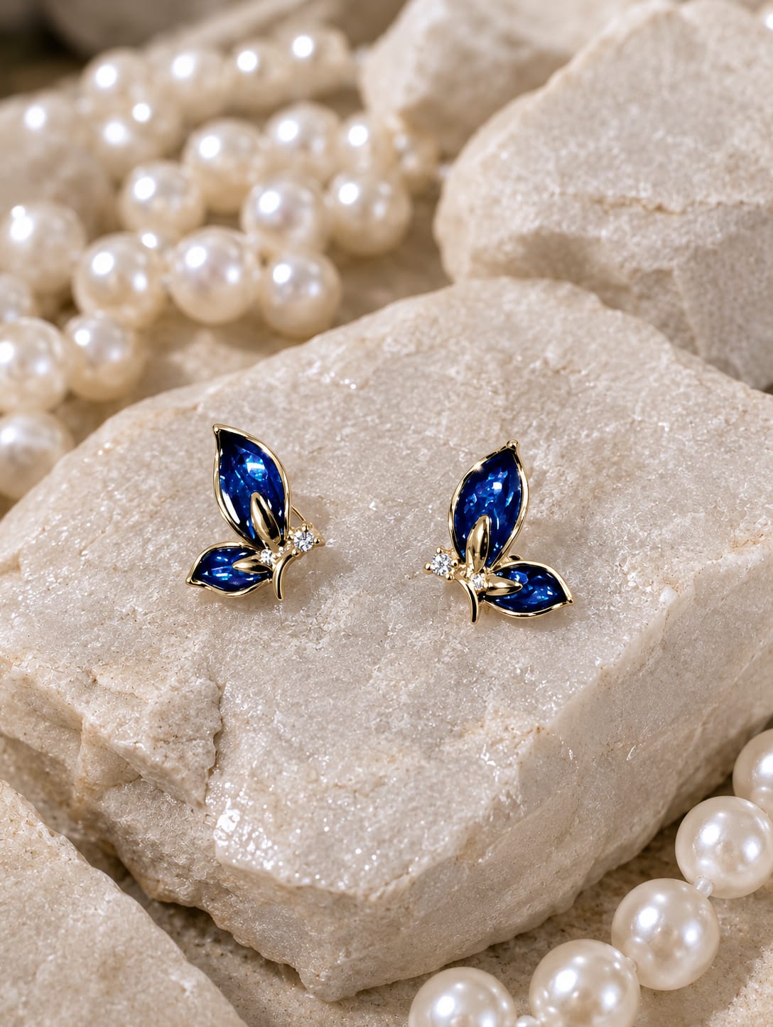 Moonwing Stud Earrings