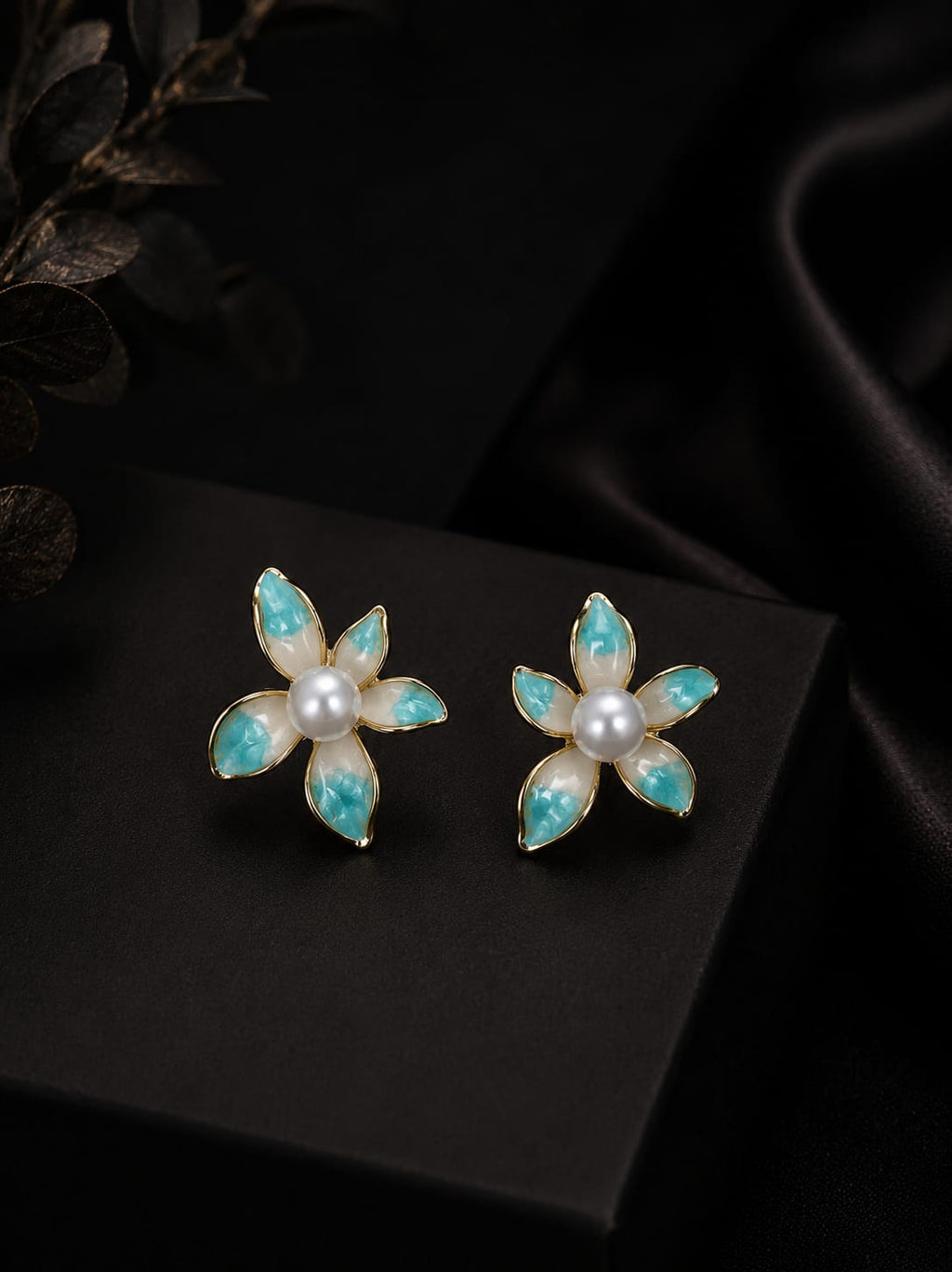 Azure Stud Earrings
