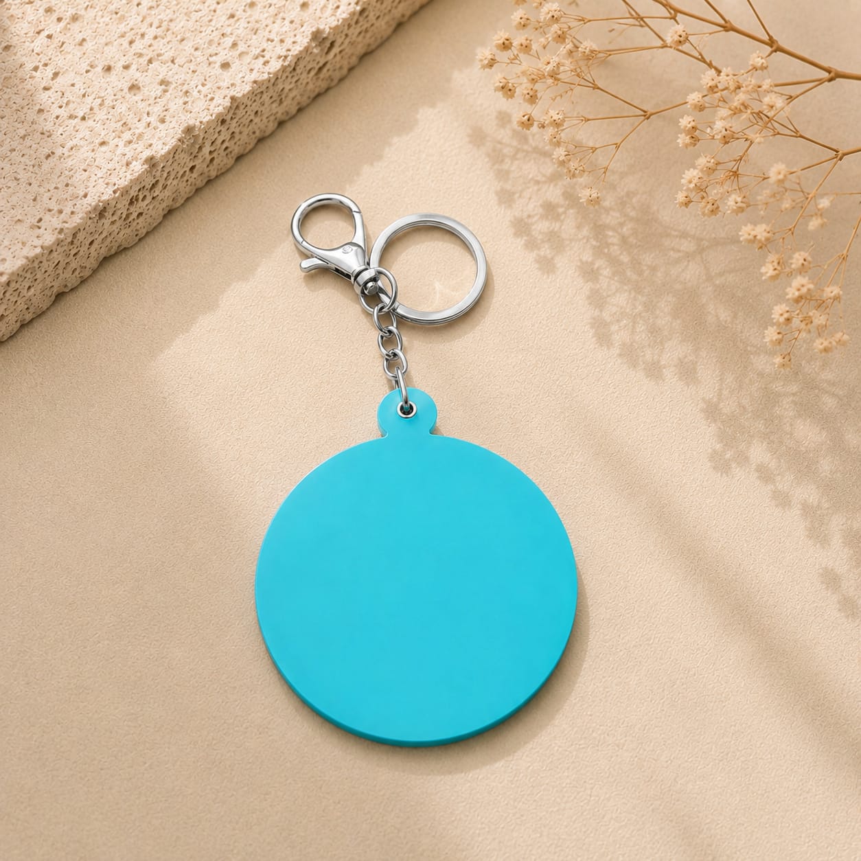Mandala Mirror Keychain