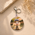 Bunny Mirror Keychain