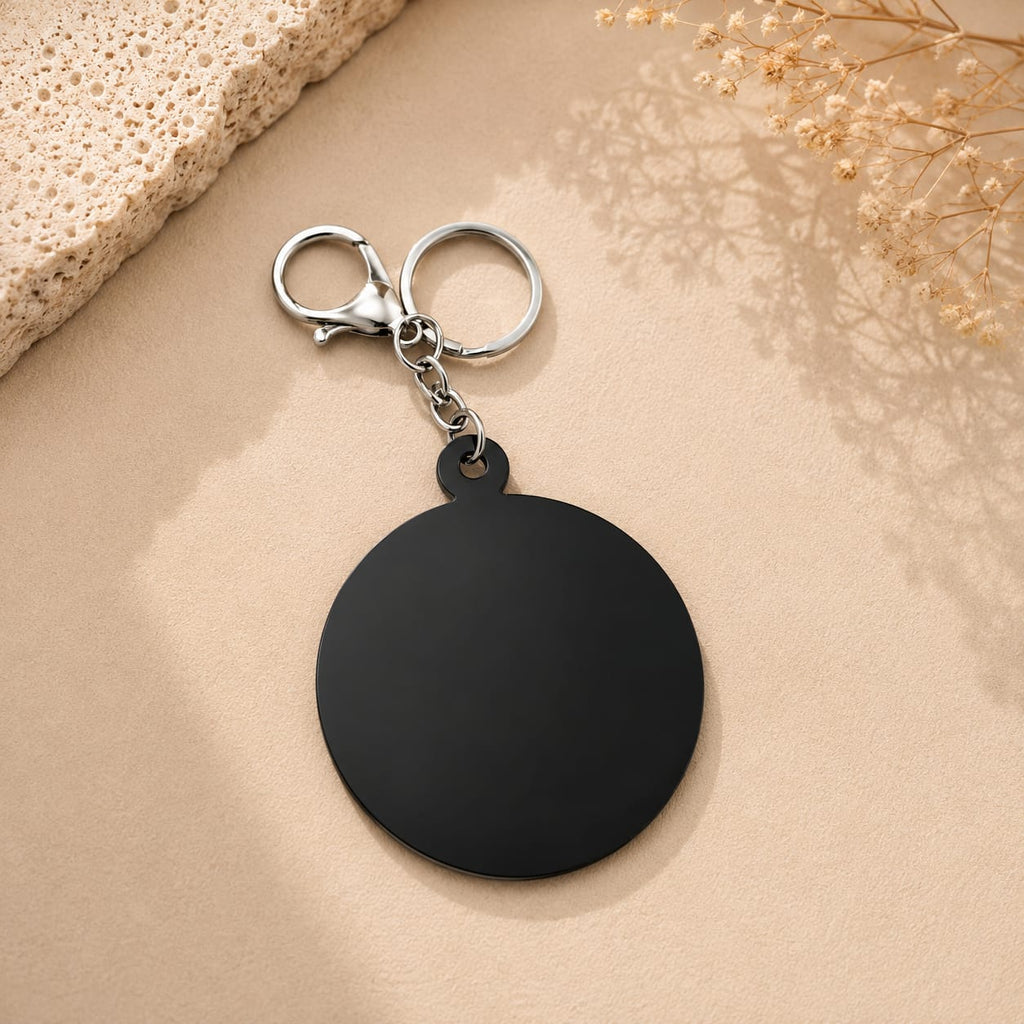 Panda Mirror Keychain
