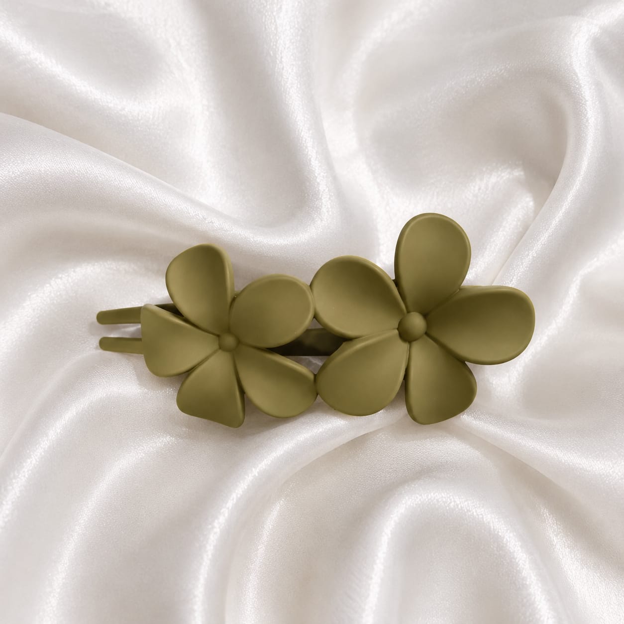 Twin Floral Hair Claw