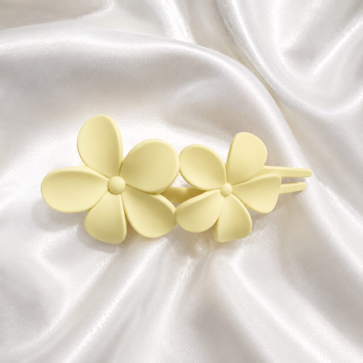 Twin Floral Hair Claw