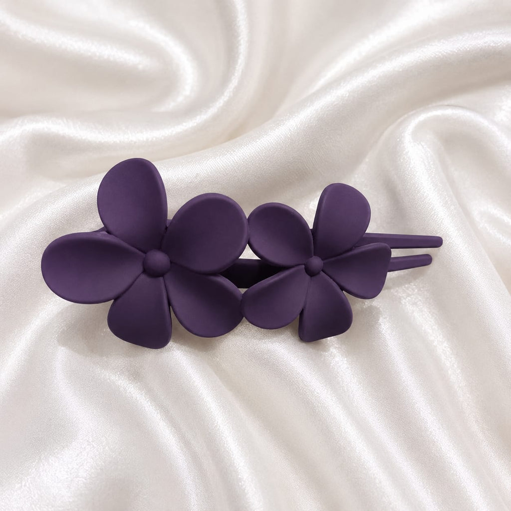 Twin Floral Hair Claw