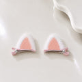 Bunny Blush Hair Clips