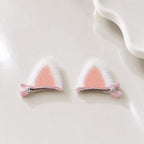 Bunny Blush Hair Clips