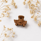Mocha Flutter Hair Claw