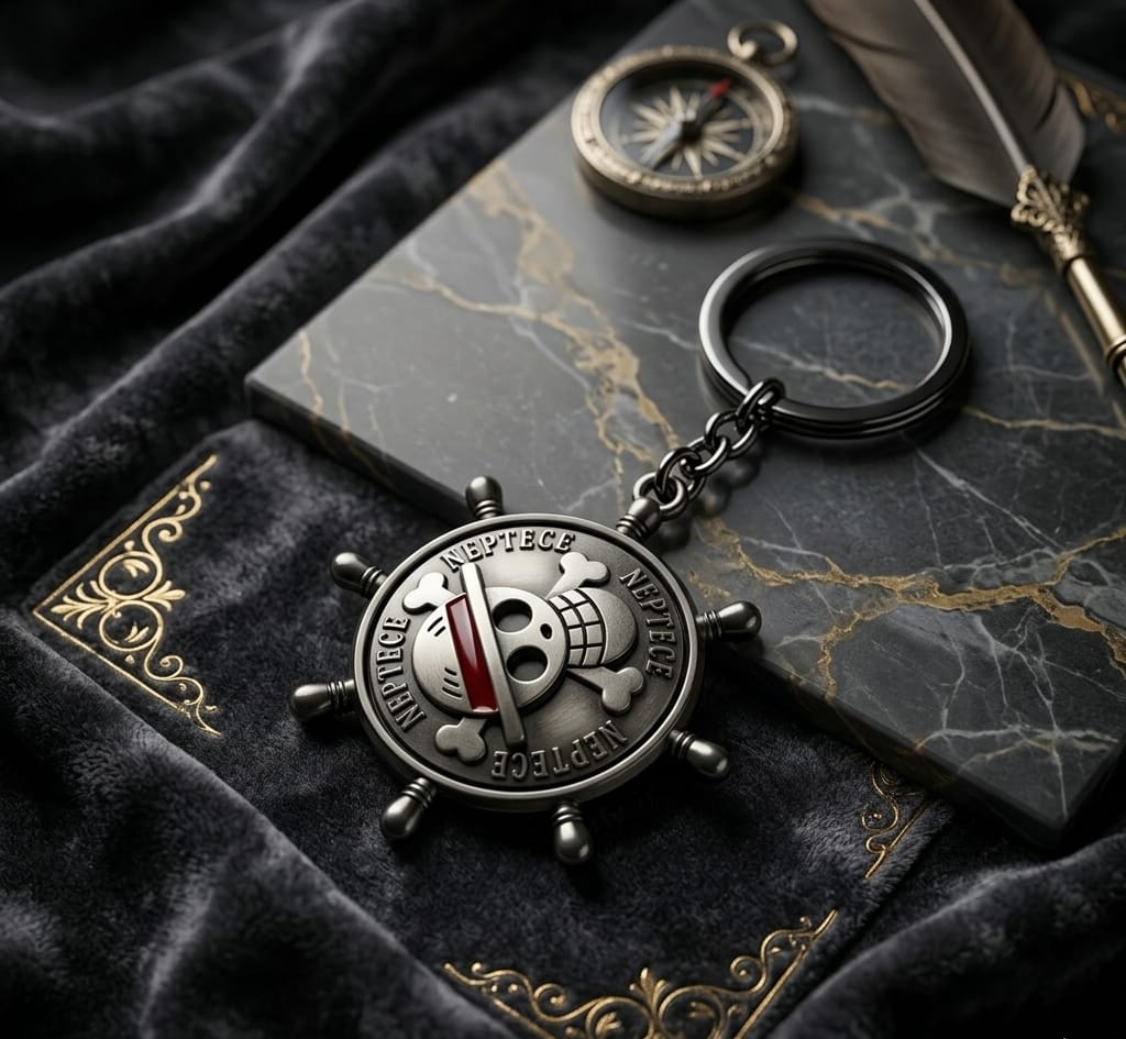 Pirate Crest Keychain