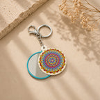 Mandala Mirror Keychain