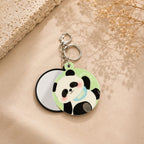 Panda Mirror Keychain