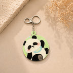 Panda Mirror Keychain