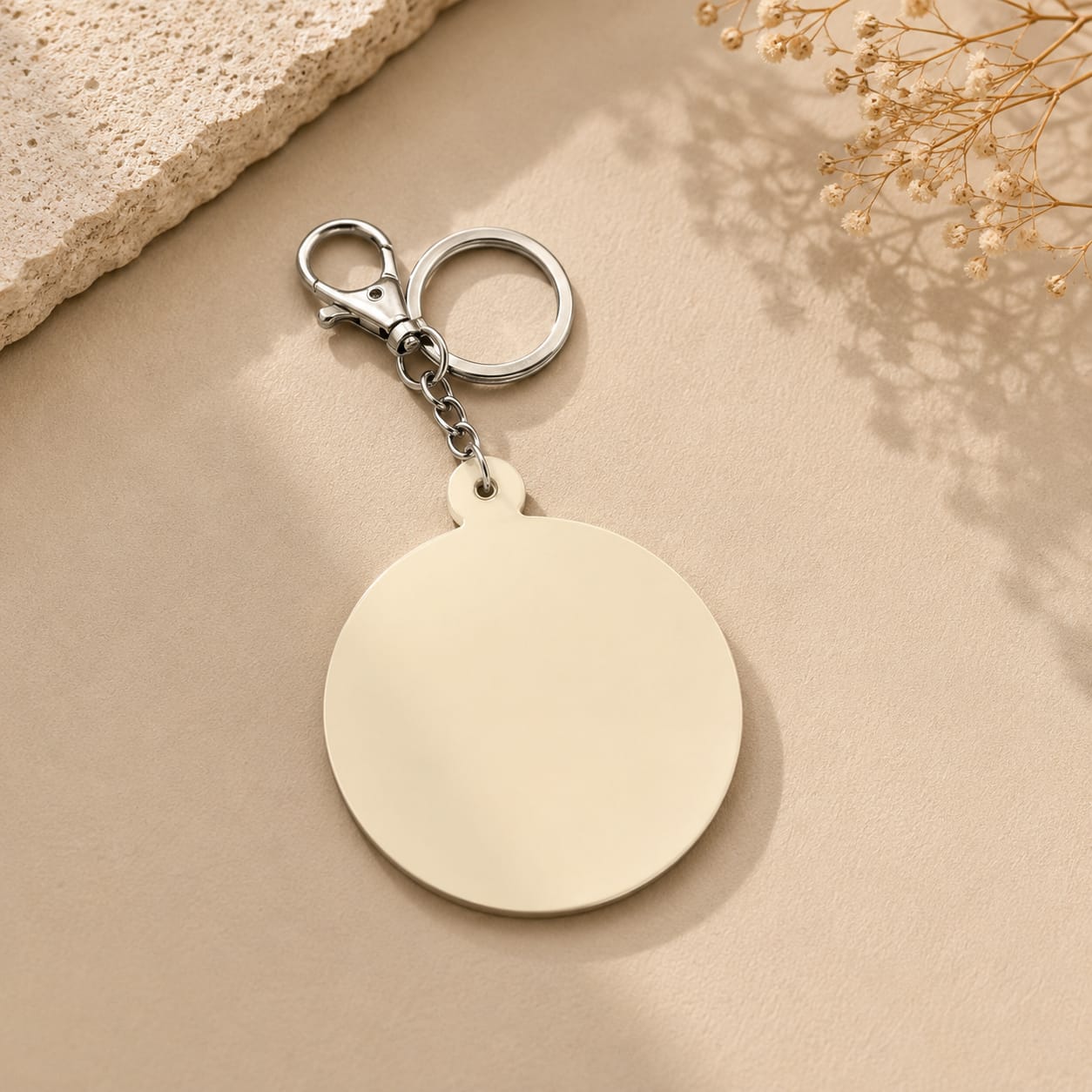 Kitty Mirror Keychain