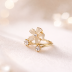 Korean Flower Stud Earrings