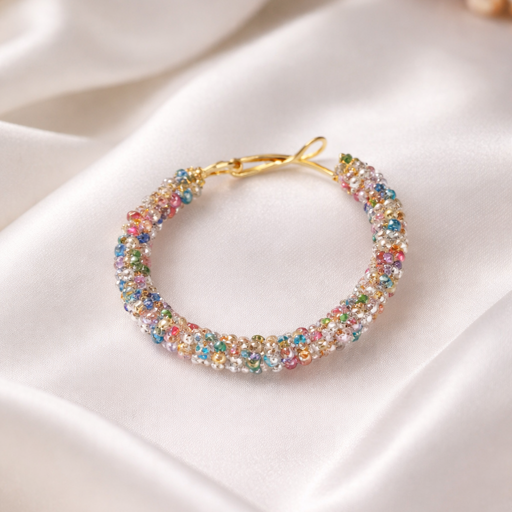 Multicolour Beads Earrings