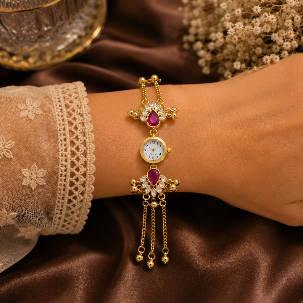 Emerald Noor Kashmiri Watch