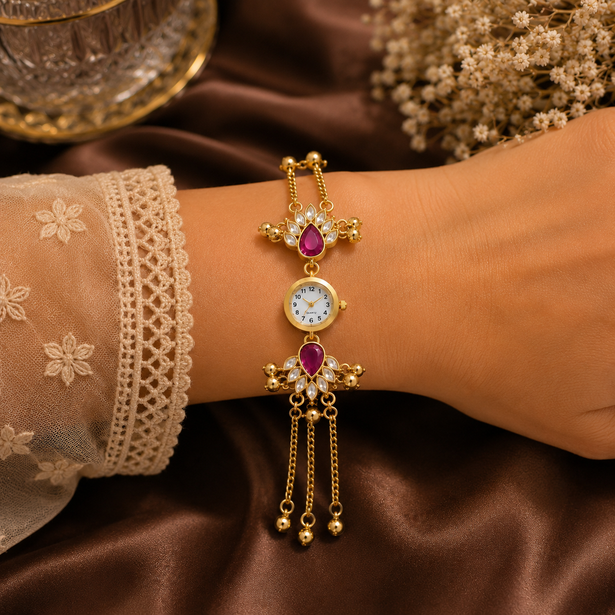 Emerald Noor Kashmiri Watch