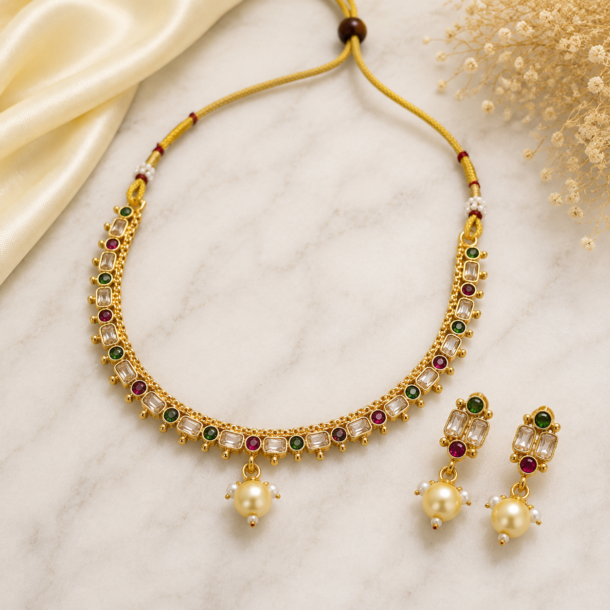 Golden Mist Choker Set