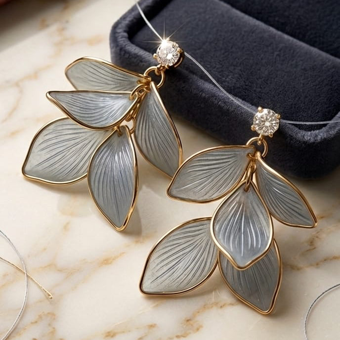 Luna Petals Drops Earrings