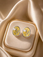 Garden Frame Studs Earrings
