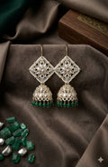 Kundan Pearl Jhumke Earrings