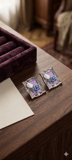 Garden Frame Studs Earrings
