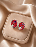 Garden Frame Studs Earrings