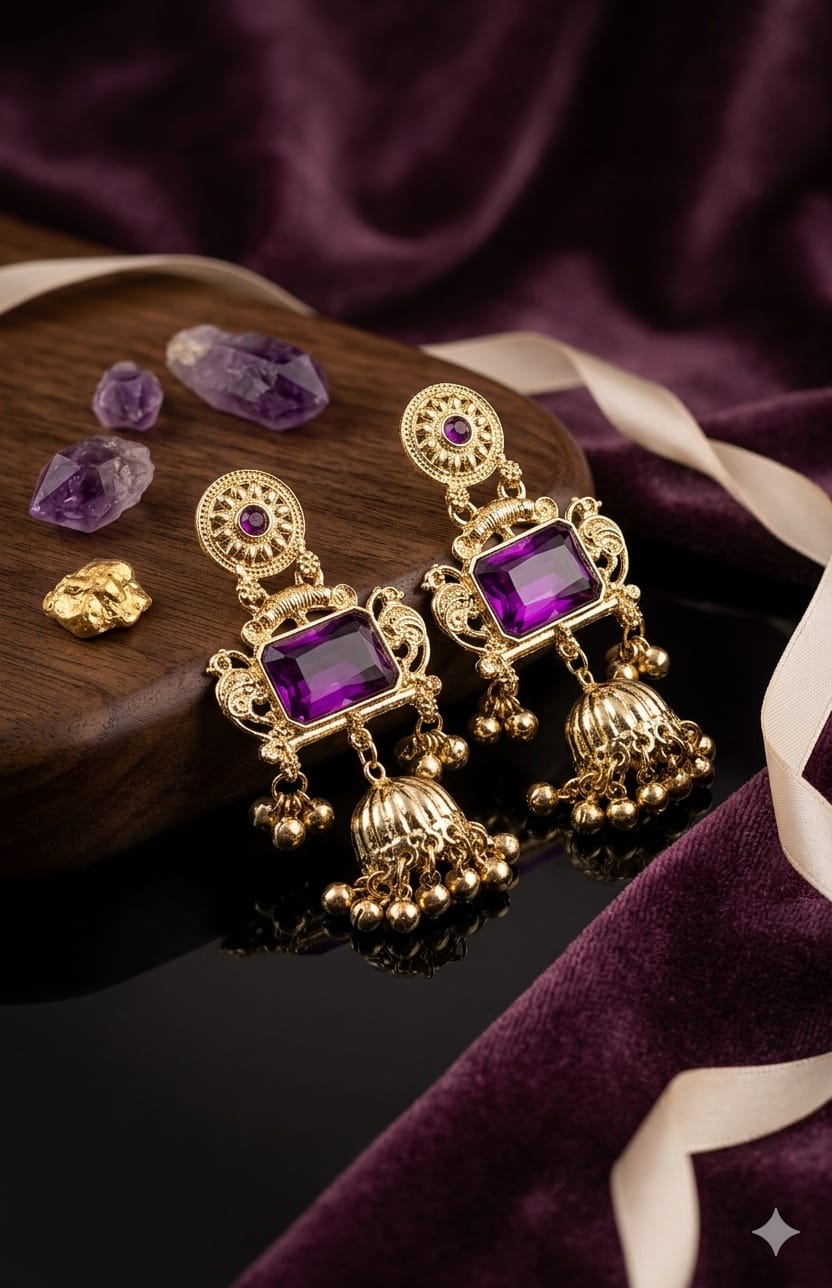 Mehr-e-Kashmir Earrings