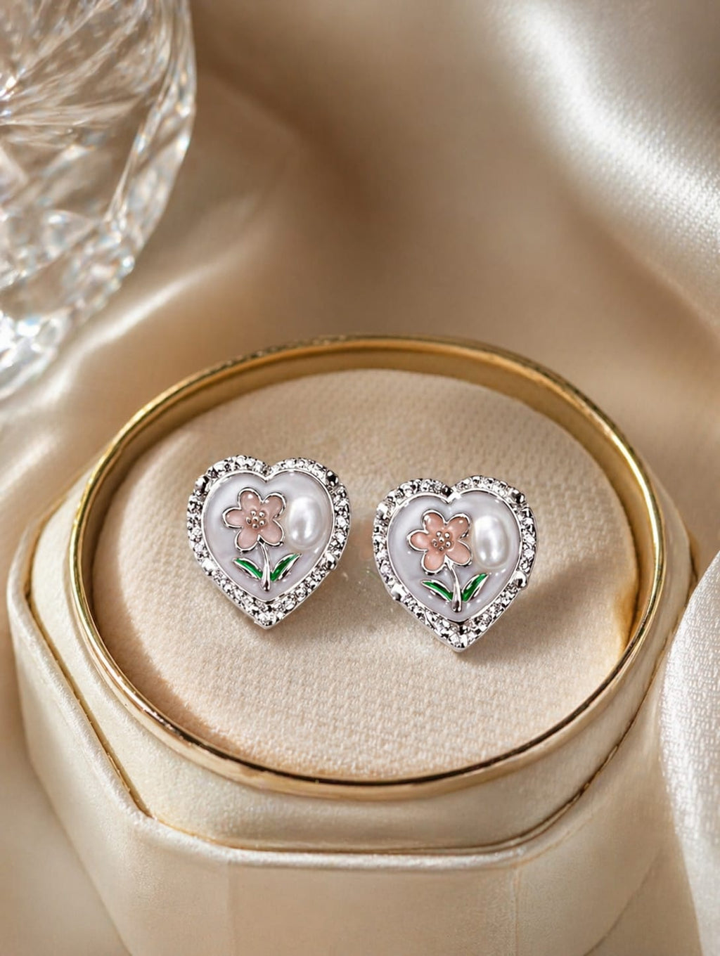 Garden Frame Studs Earrings